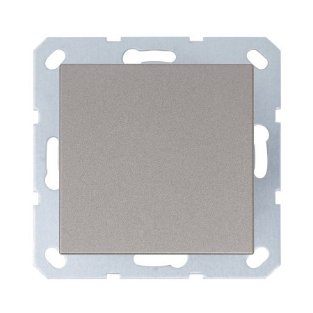 Звонковый механизм 10A 250V~ с накладкой, цвет шампань, G3010CH, Jasmart