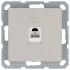Телефонная розетка RJ11 с накладкой, цвет Тауп, G6101T, JASMART