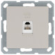 Телефонная розетка RJ11 с накладкой, цвет Тауп, G6101T, JASMART