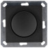 LED Диммер с накладкой 30-400W, 1gang 2way, цвет Антрацит, G4012B, JASMART