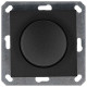 LED Диммер с накладкой 30-400W, 1gang 2way, цвет Антрацит, G4012B, JASMART