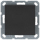 Звонковый механизм 10A 250V~ с накладкой, цвет Антрацит, G3010B, JASMART