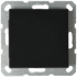 Звонковый механизм 10A 250V~ с накладкой, цвет черный матовый (soft touch), G3010PB, JASMART
