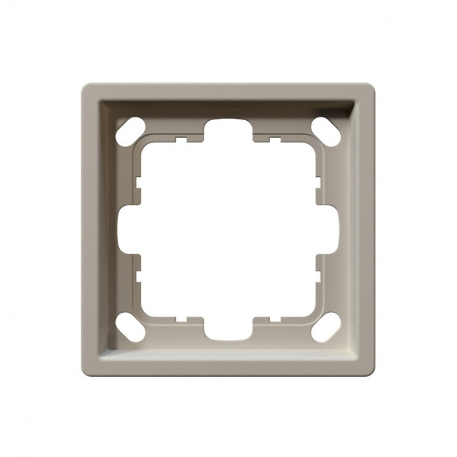Рамка серия FD 1-постовая, цвет Сахара, FD1001SH, Jasmart