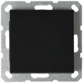 Заглушка черный матовый (soft touch), G8001PB, Jasmart