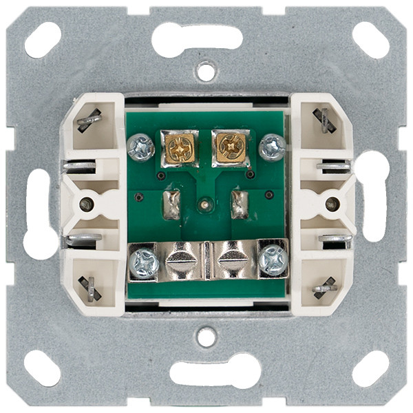 Розетка TV ?9.5mm проходная с накладкой, цвет Антрацит, G6002B, Jasmart