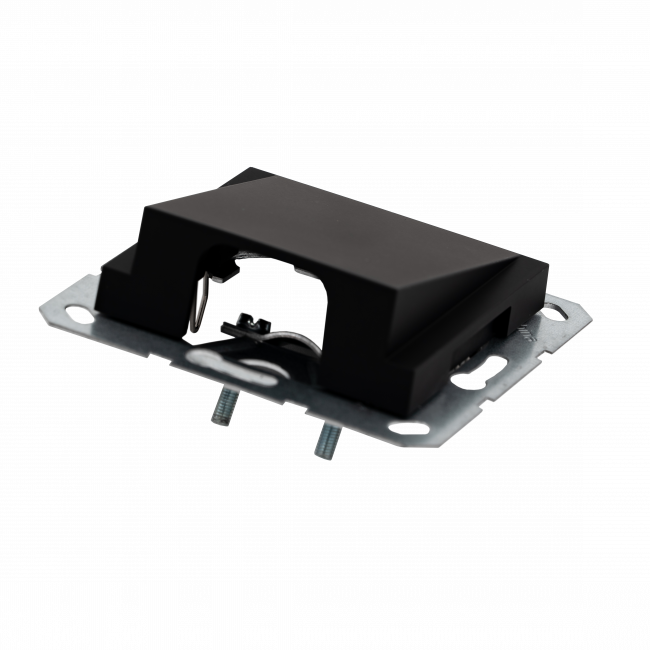 Вывод кабеля, цвет черный матовый (soft touch), G8210PB, Jasmart