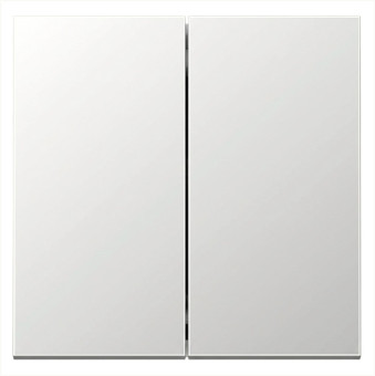 Звонковый механизм 2 клавишный с переключающим контактом  10А, 250В, цвет Алюминий, FD3020BR, Jasmart