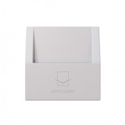 Отельный карточный выключатель с накладкой 10А, 250В, цвет Алюминий, FD6209BR, Jasmart