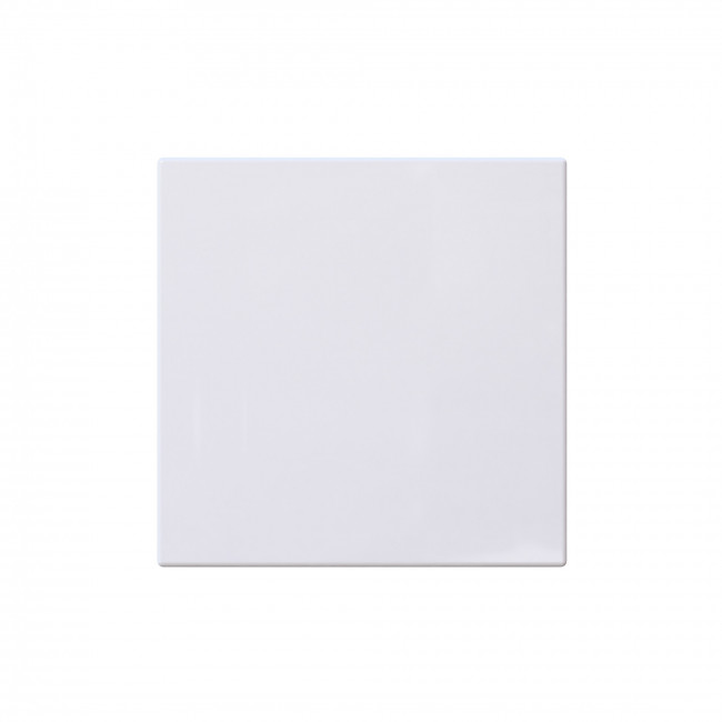 Выключатель одноклавишный 10A 250V~ с накладкой, цвет белый глянцевый, FD3011W, Jasmart