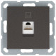 Интернет-розетка RJ45 с накладкой, цвет Мокко, G6105Z, JASMART