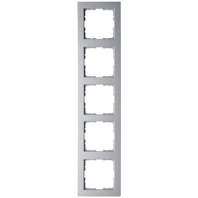 Рамка G-Classic  5-постовая, цвет Алюминий, G1005S, Jasmart