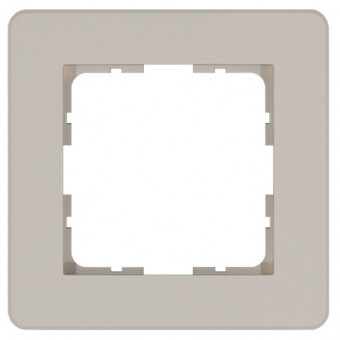 Рамка G-Flex  1-постовая, цвет Тауп, G1101T, Jasmart